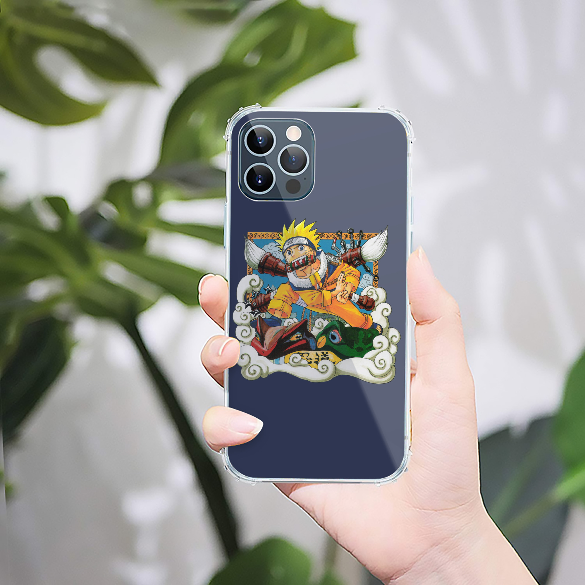（画像用） NARUTO -ナルト- うずまき ナルト Uzumaki Naruto 【iPhone 12シリーズ対応】透明スマホケース（クリアソフトケース）